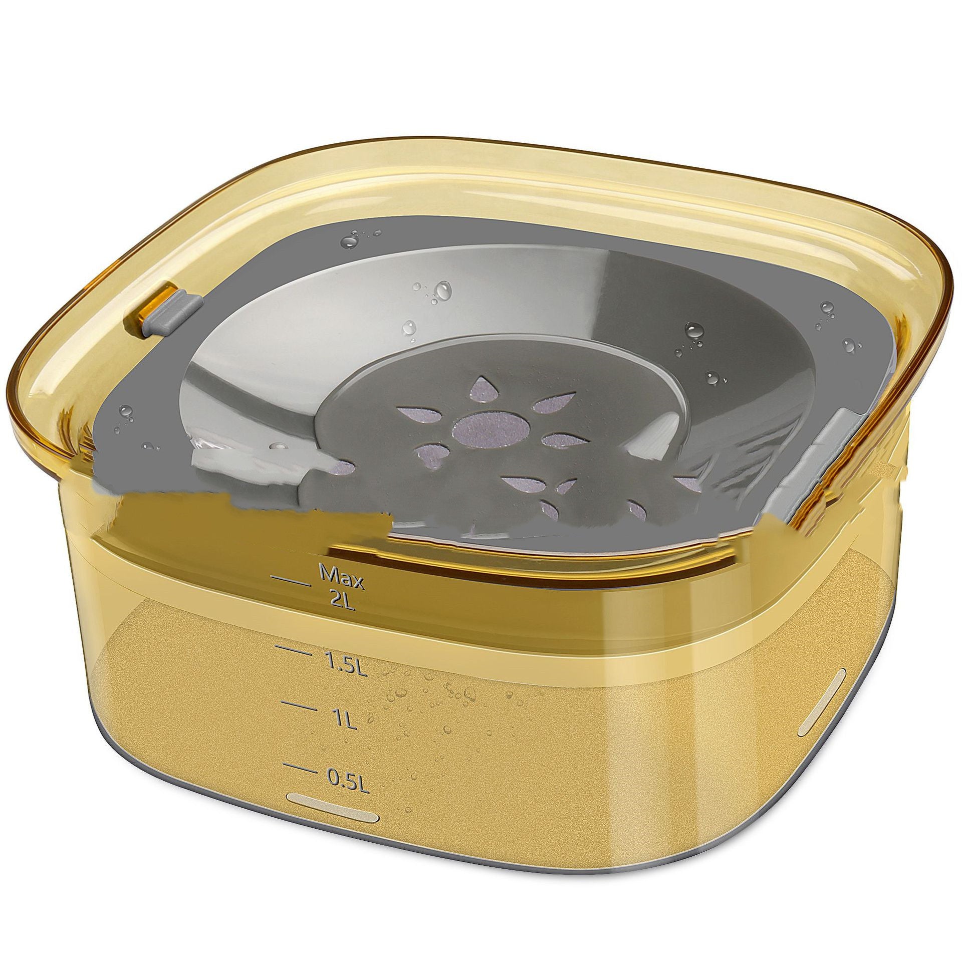 Pet Dog Floating Water Bowl Splash-proof Not Wet Mouth