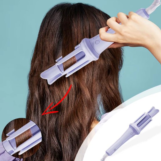 💫 ودّعي التعب! جهاز تجعيد سحري 💫 Automatic Hair Curler — effortless beauty.